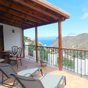 Casa La Sabina Roja 1 - Casa Con Impresionantes Vistas Sobre Y El Mar Ferienhaus Hermigua